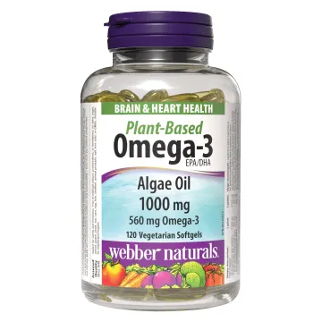 وبِر نچرالز، امگا-3 گیاهی از جلبک، 120 سافتژل گیاهی (webber naturals Algae Omega-3)
